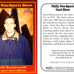 #30 David Roscixzewski Non-Sport Card Collector