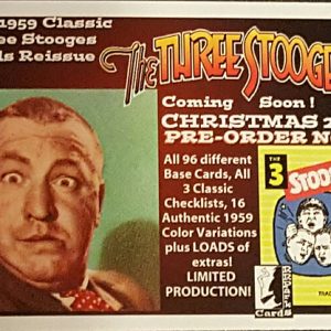 Three Stooges Official 1959 Reissue 1b (RRParks CARDS; Faerie Metal Photography tables)