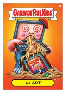GPK 1a A.I. ART (Topps; art by Neil Camera; Saturday Give-Away)