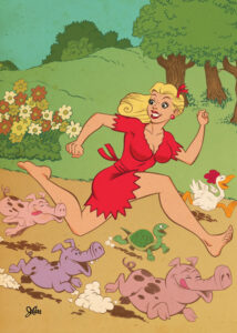 Vixens of the Golden Age PHI-S26 (5FINITY; art by Jerry Carr)