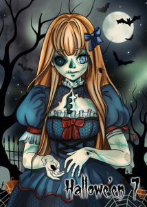 Hallowe'en 7 P3 (Perna Studios, art by Elsa Doumtsi; limited)